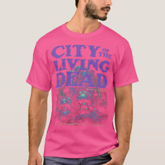Stadt des lebenden toten Jungen T-Shirt