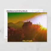 Stadt des Lichts Postkarte (Vorne/Hinten)