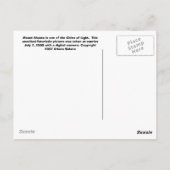 Stadt des Lichts Postkarte (Rückseite)