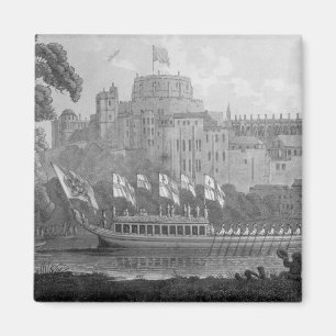 Stadt des London-Staats-Lastkahnes Magnet