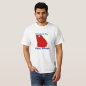 Stadt des Redneck-#1 in Georgia. Ellijay. T-Shirt (Vorne ganz)