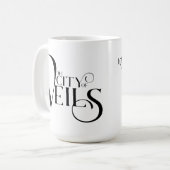 Stadt des Schleiers Tasse des Kaffees (Vorderseite Links)