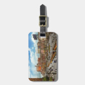 Stadt - Detroit MI - Motorstadt 1917 Gepäckanhänger (Vorderseite vertikal)