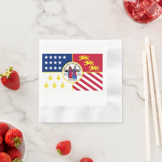 Stadt Detroit Serviette (Beispiel)