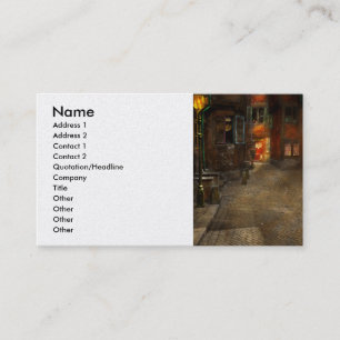 Stadt - Deutschland - An der Ecke 1904 Visitenkarte