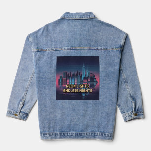 Stadt, die niemals schläft New York Jeansjacke