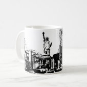 Stadt, die Sie inspiriert Kaffeetasse (Vorderseite Links)