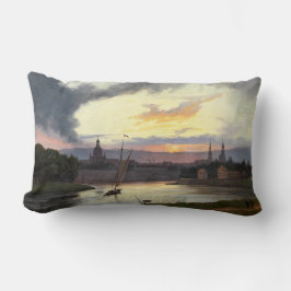 Stadt Dresden bei Sunset (deutsche Landschaft) Lendenkissen