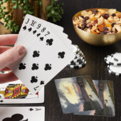 Stadt Dresden bei Sunset (deutsche Landschaft) Spielkarten (In Situ)