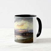Stadt Dresden bei Sunset (deutsche Landschaft) Tasse (VorderseiteRechts)