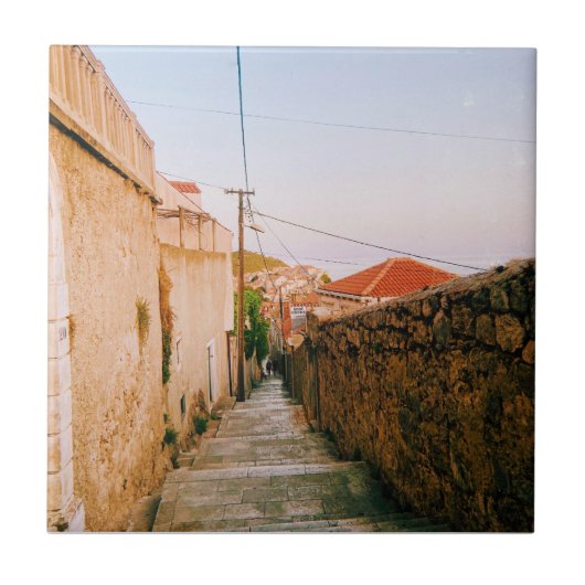 Stadt Dubrovnik Fliese (Vorderseite)
