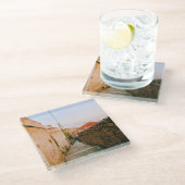 Stadt Dubrovnik Glasuntersetzer (Schrägansicht)