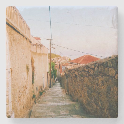 Stadt Dubrovnik Steinuntersetzer (Vorderseite)