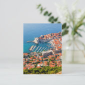 Stadt Dubrovnik von oben Postkarte (Stehend Vorderseite)