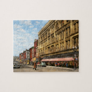 Stadt - Dubuque IA - Hauptstraße 1940 Puzzle