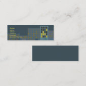 Stadt - dünn mini visitenkarte (Vorne/Hinten)