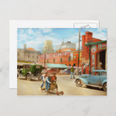 Stadt - Durham, NC - Kinder werden Kinder sein 194 Postkarte (Vorne/Hinten)