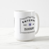 Stadt Duxbury Massachusetts Kaffeetasse (VorderseiteRechts)