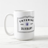 Stadt Duxbury Massachusetts Kaffeetasse (Links)