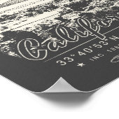 STADT ELSINORE KALIFORNIEN VINTAG POSTER (Ecke)