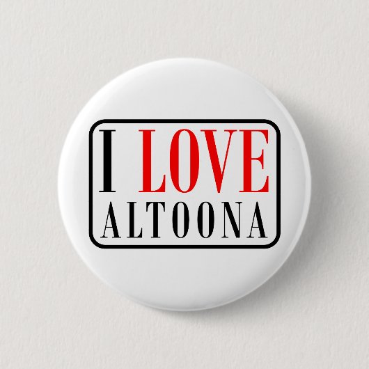 Stadt-Entwurf Altoonas, Alabama Button (Vorderseite)