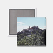 Stadt Eze, Côte d'Azur Magnet (Vorderseite/Rückseite)