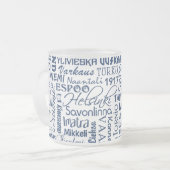 Stadt Finnland - Stil wählen Mattglastasse (Vorderseite Links)