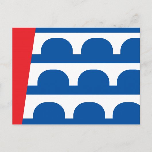 Stadt-Flagge des Des Moines Postkarte (Vorderseite)