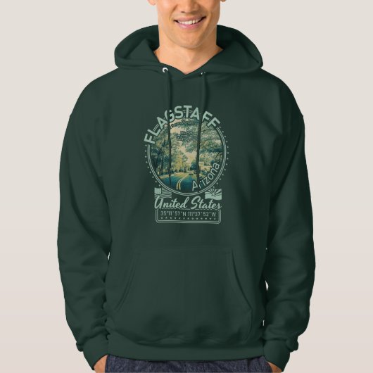 STADT FLAGSTAFF - STAAT ARIZONA HOODIE (Vorderseite)