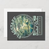 STADT FLAGSTAFF - STAAT ARIZONA POSTKARTE (Vorne/Hinten)