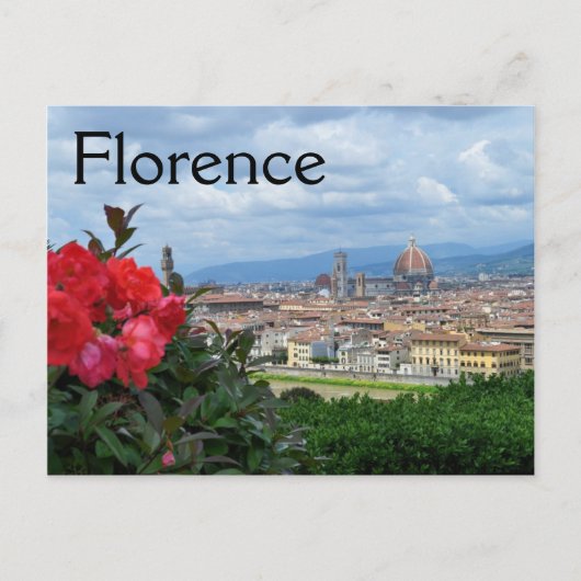 Stadt Florenz, Italien Postkarte (Vorderseite)