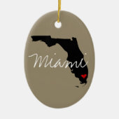 Stadt Florida Keramikornament (Vorne)