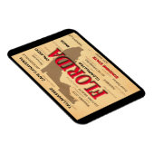 Stadt Florida Staatsstolz Karte Magnet (Rechte Seite)