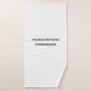 STADT FÜR KUNST UND DESIGN BADEHANDTUCH