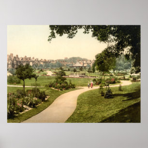 Stadt-Gärten, Dorchester, Dorset, England Poster
