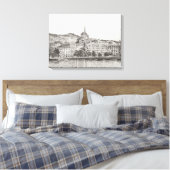 Stadt Genf 2011 Leinwanddruck (Insitu (Schlafzimmer))