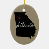 Stadt Georgien Keramikornament (Vorne)