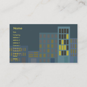 Stadt - Geschäft Visitenkarte