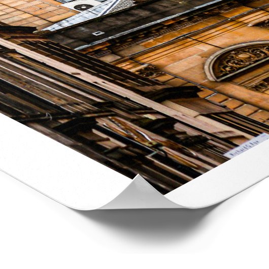 Stadt Glasgow Poster (Ecke)