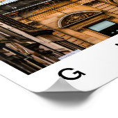 Stadt Glasgow Poster (Ecke)