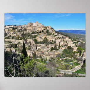 Stadt Gordes in der Provence Frankreich Europa Poster