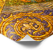 Stadt Gottes Neo Byzantinische Decke der Kathedral Poster (Ecke)