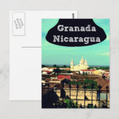 Stadt Granada, Nicaragua Postkarte (Vorne/Hinten)