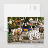 Stadt Granada, Nicaragua Postkarte (Vorne/Hinten)