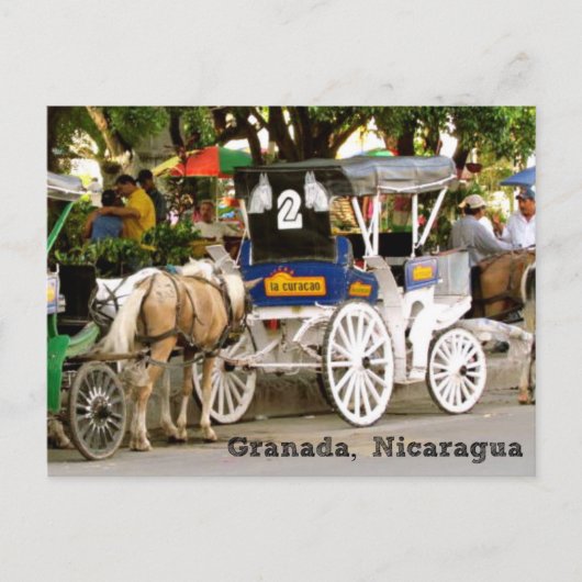 Stadt Granada, Nicaragua Postkarte (Vorderseite)