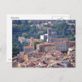 Stadt Grasse in Frankreich Postkarte (Vorne/Hinten)