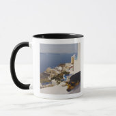 Stadt Griechenlands, Santorini Insel, Oia, Tasse (Links)