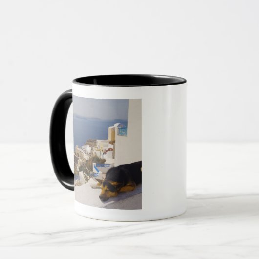 Stadt Griechenlands, Santorini Insel, Oia, Tasse (Vorderseite Links)