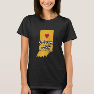 Stadt Grissom Afb Indiana Hoosier Merch Raglan T-Shirt