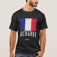 Stadt Guã©Rande Frankreich Fahne Drapeau Franã§Ais